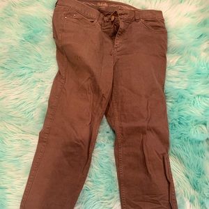 raefella cord pant in olive green color. Size 14